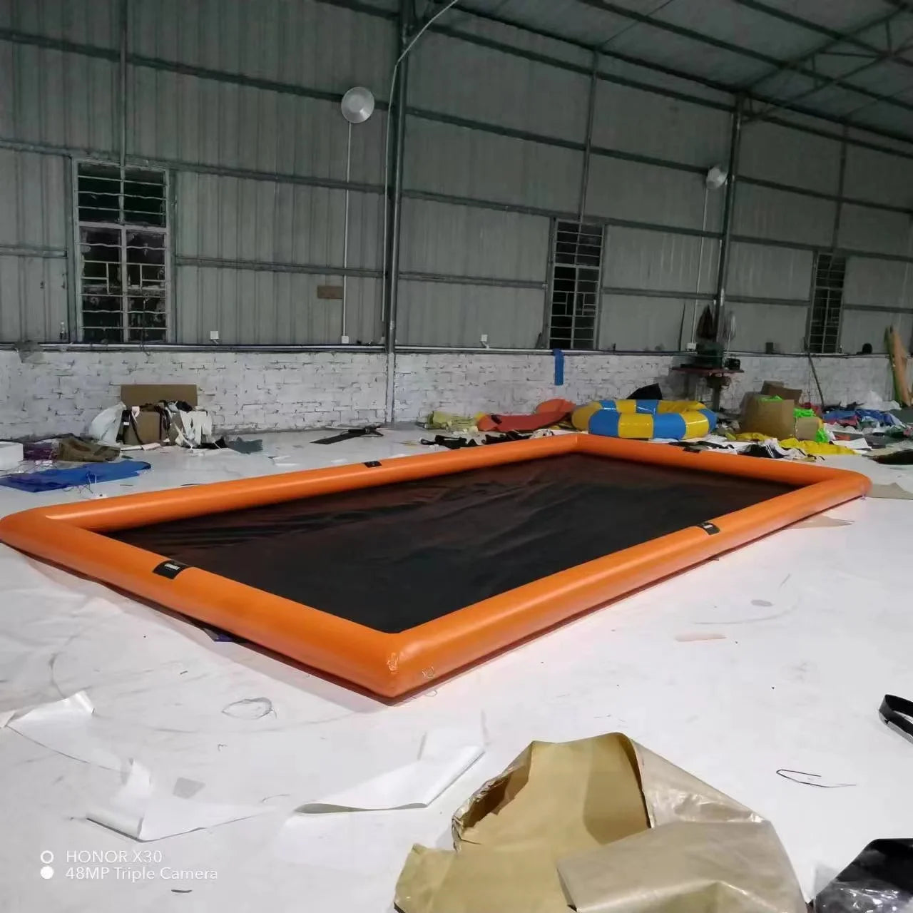 Inflatable Car Wash Mat Portable Water Containment