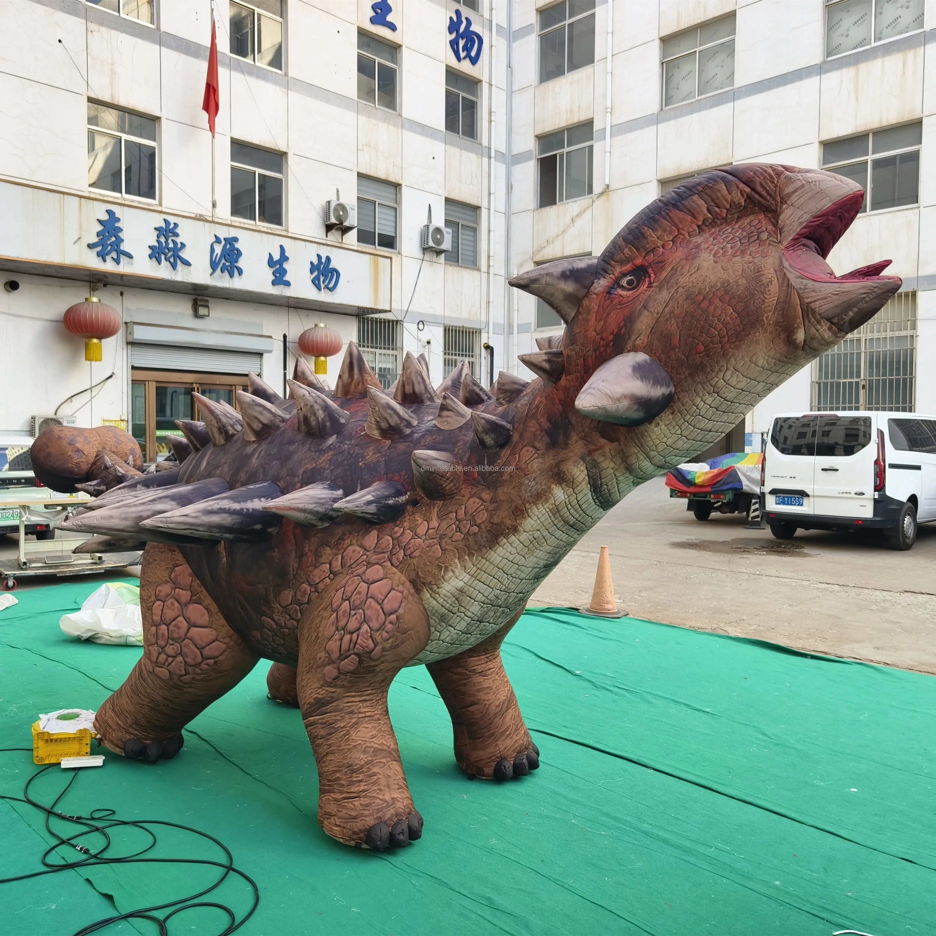 Giant Inflatable Ankylosaurus for Event Decoration