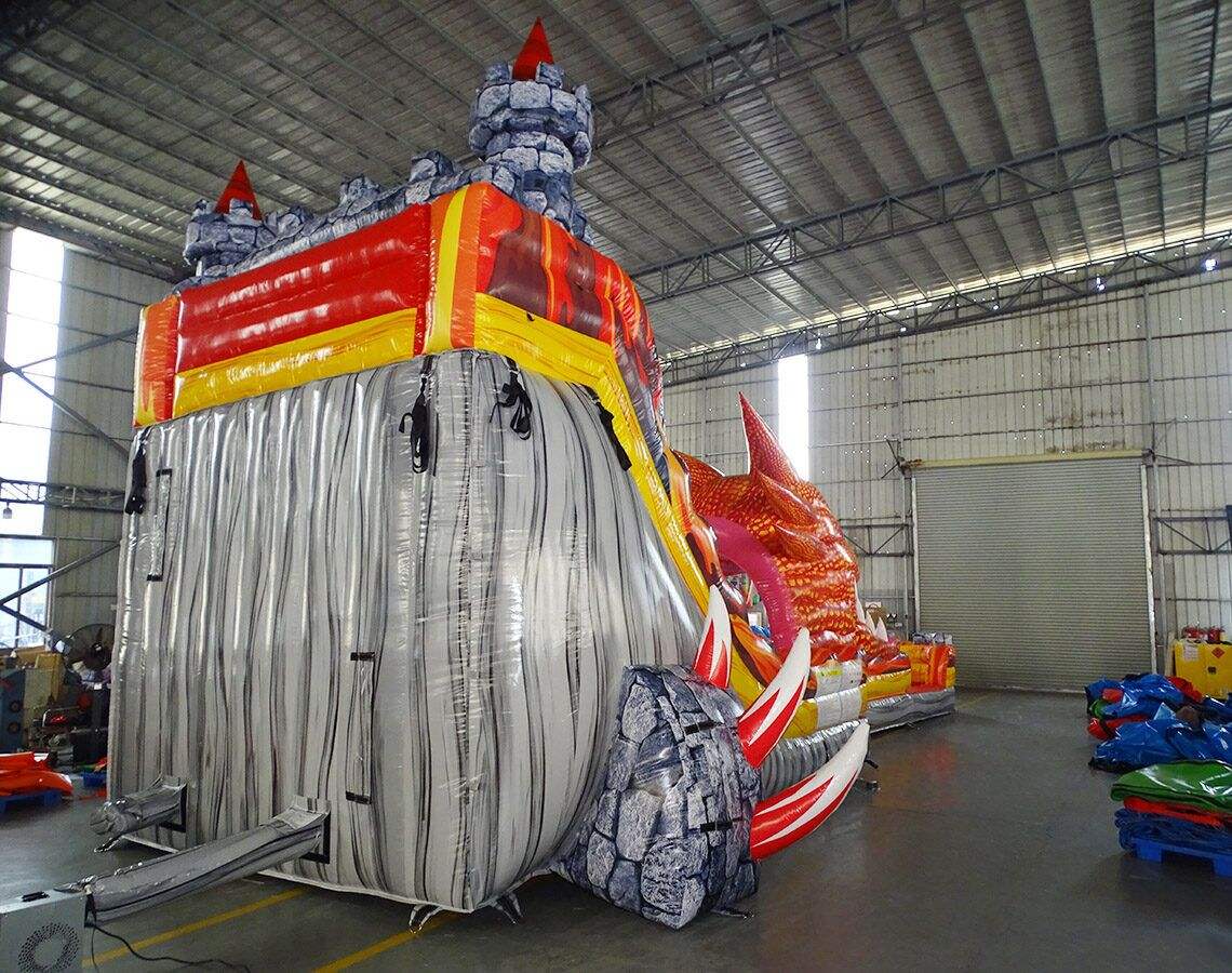 Dragon Splash Inflatable Water Slide