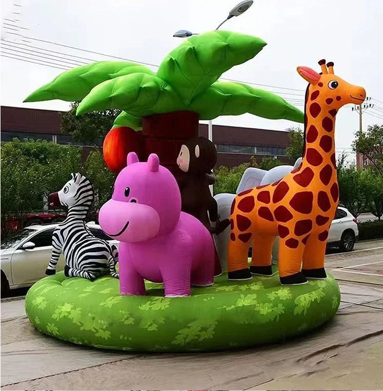 Inflatable Amusement Park Zoo for Kids