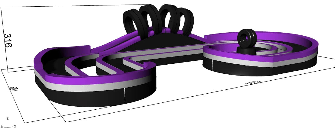 Inflatable RC Car Racing Track Adventure