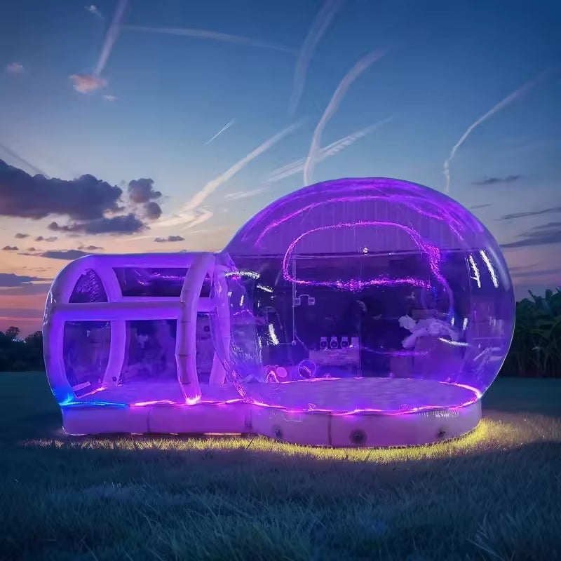 LED Light Inflatable Bubble Tent House
