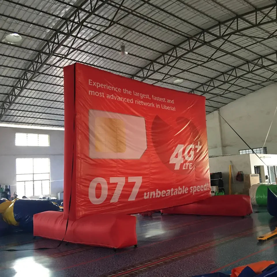 Custom Inflatable Advertising Billboard Easy Setup