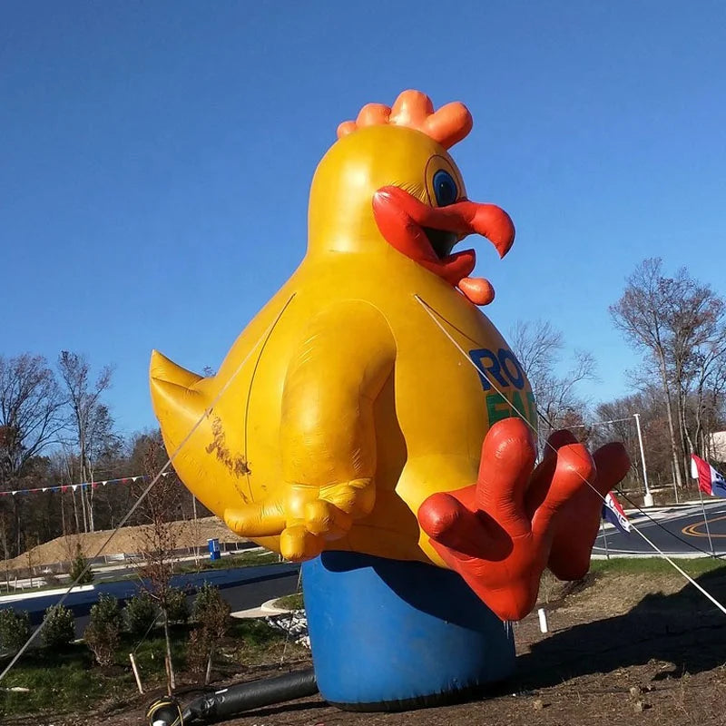 Giant Inflatable Chicken Mascot for Promotions