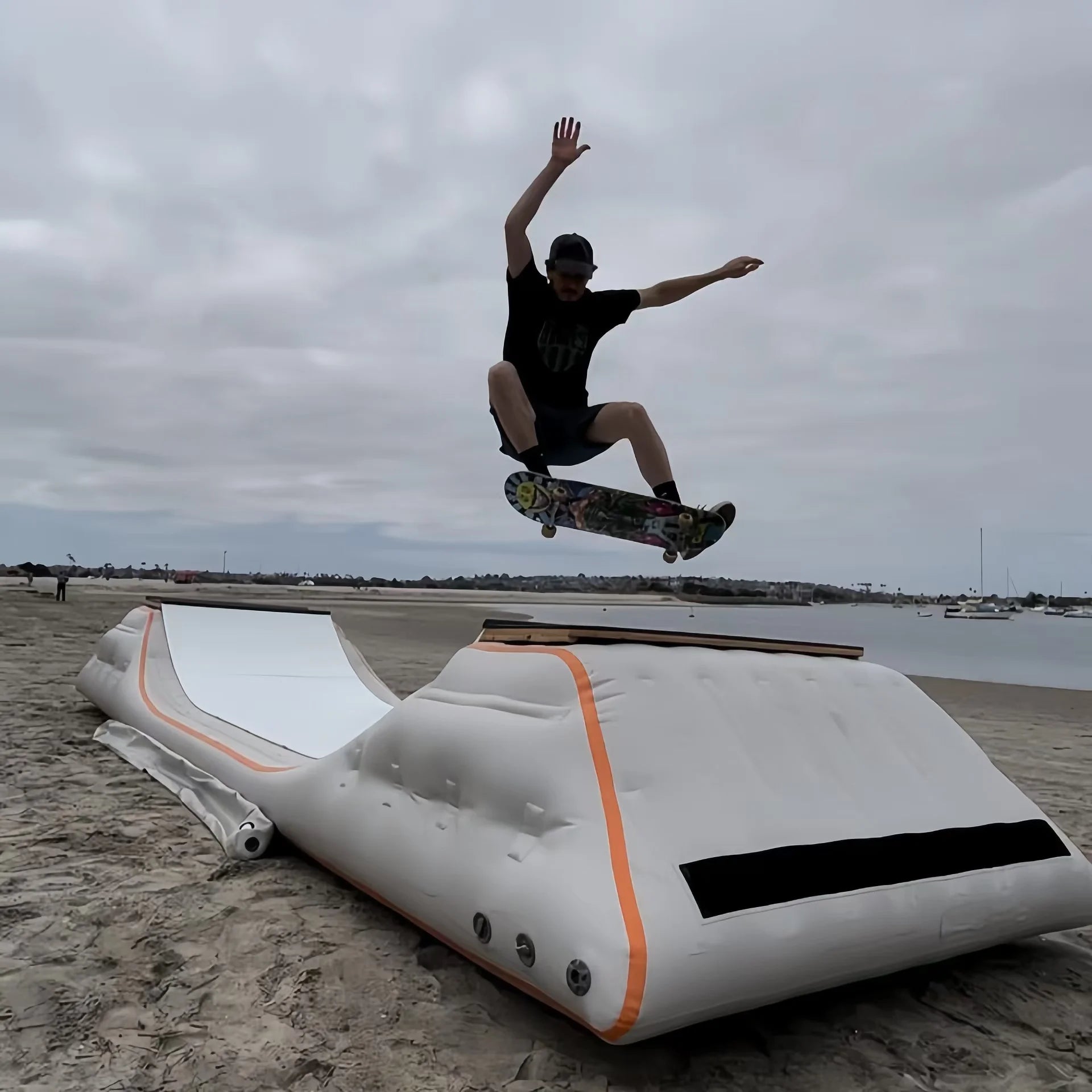 Inflatable Skate Ramp Air Bag for Youth