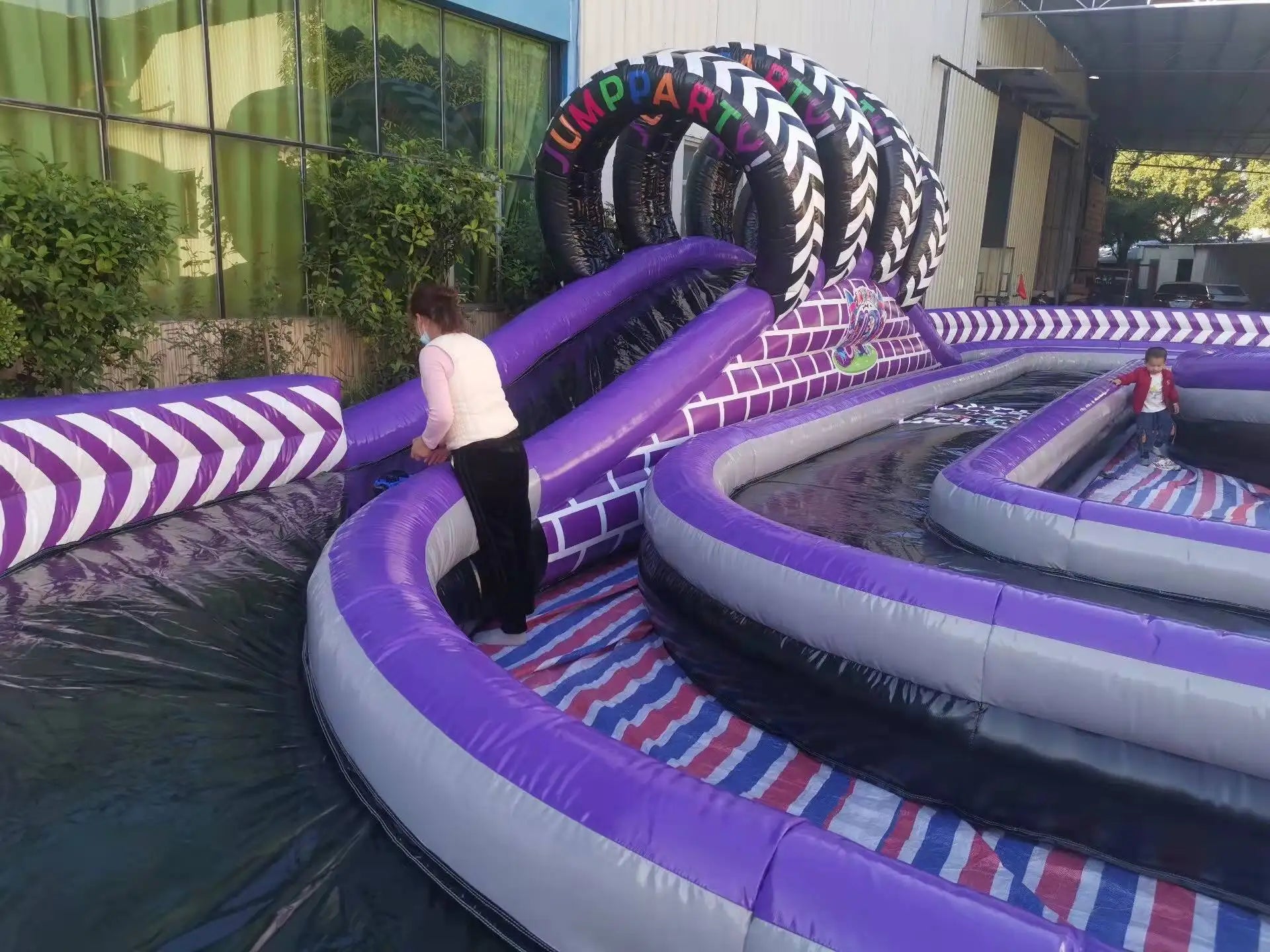 Inflatable RC Car Racing Track Adventure