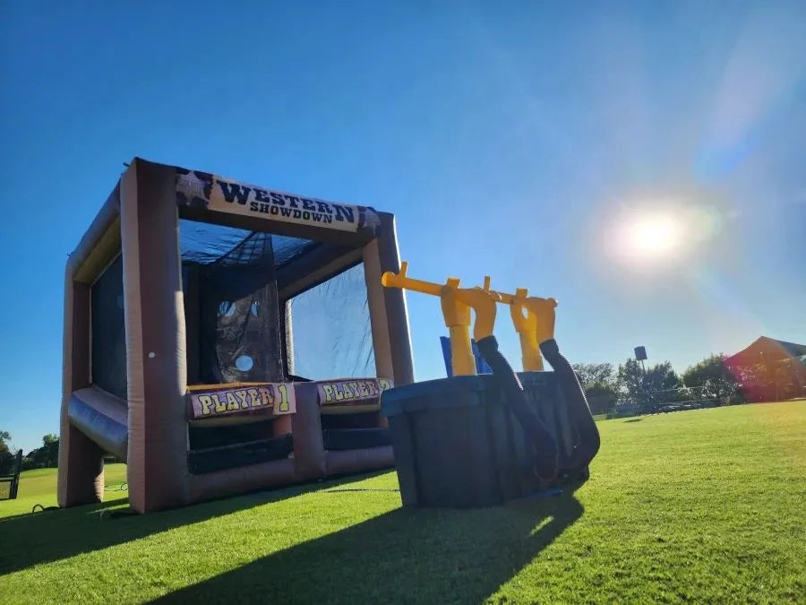 Inflatable Wild West Shooting Gallery Game