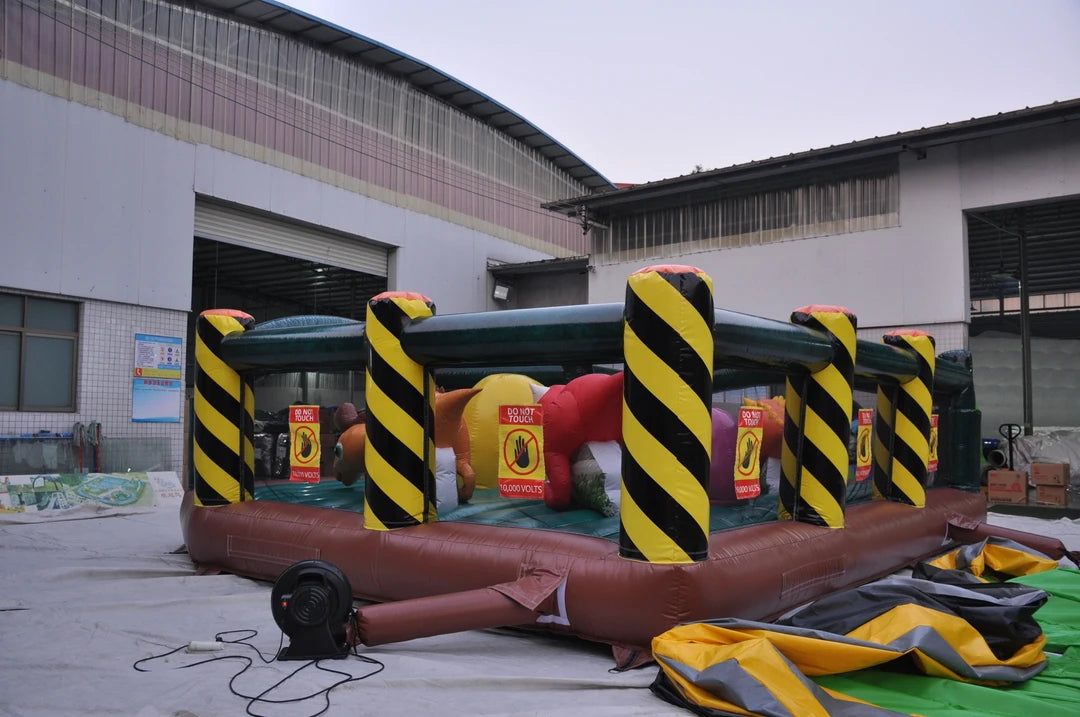 Inflatable Dinosaur Theme Funland Interactive Game