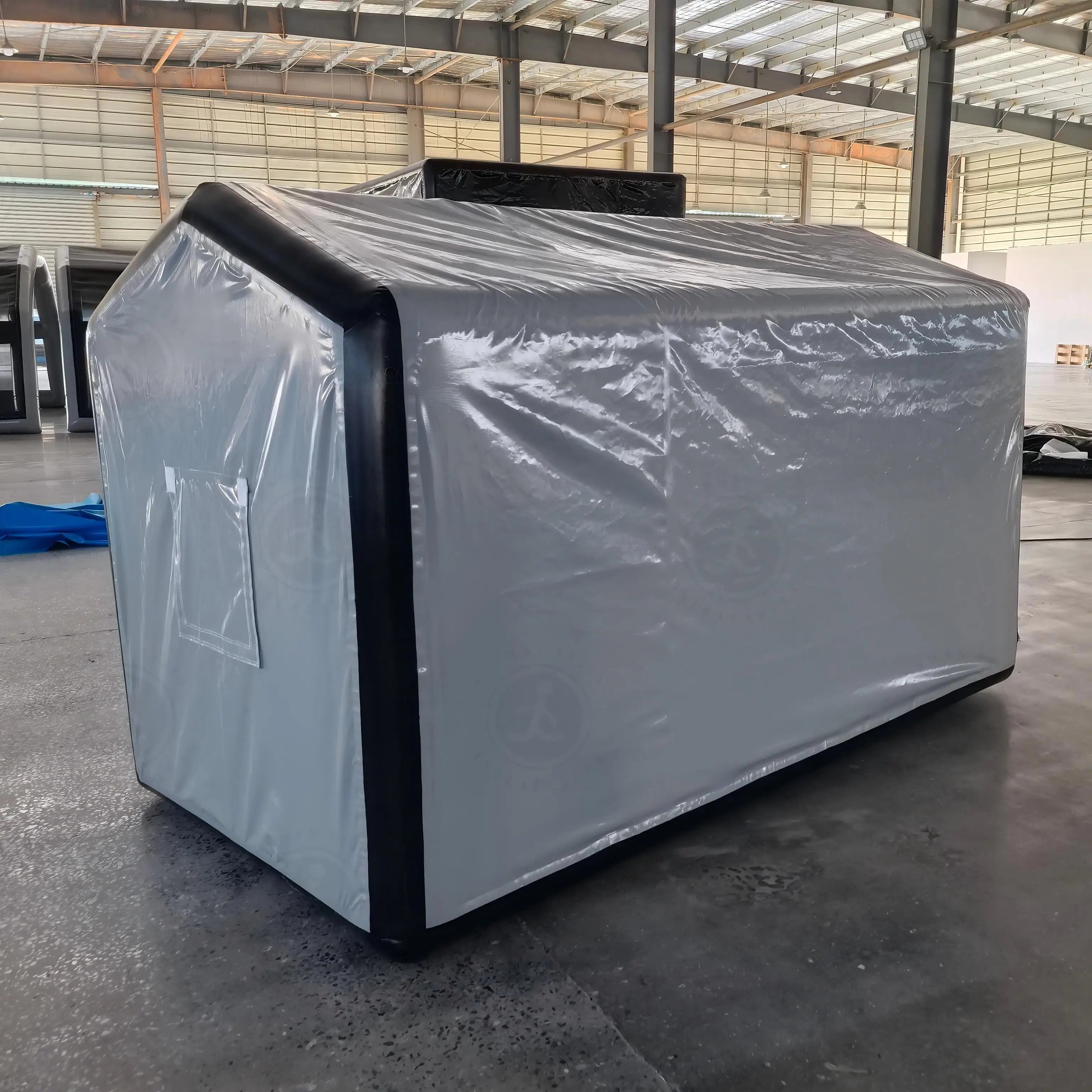 Inflatable Motorcycle Capsule Waterproof Easy Install Parking Shelter