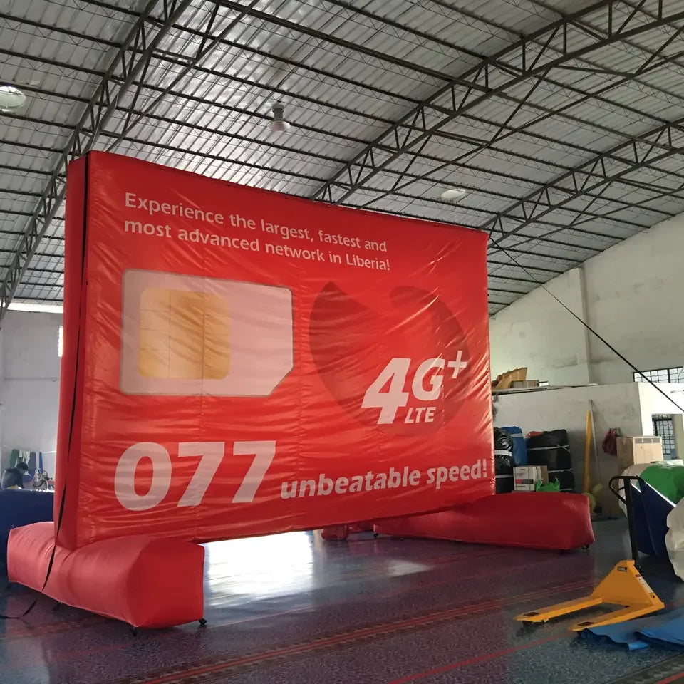 Custom Inflatable Advertising Billboard Easy Setup