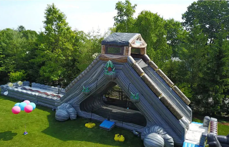 Inflatable Snow Tubing Slide for Winter Fun