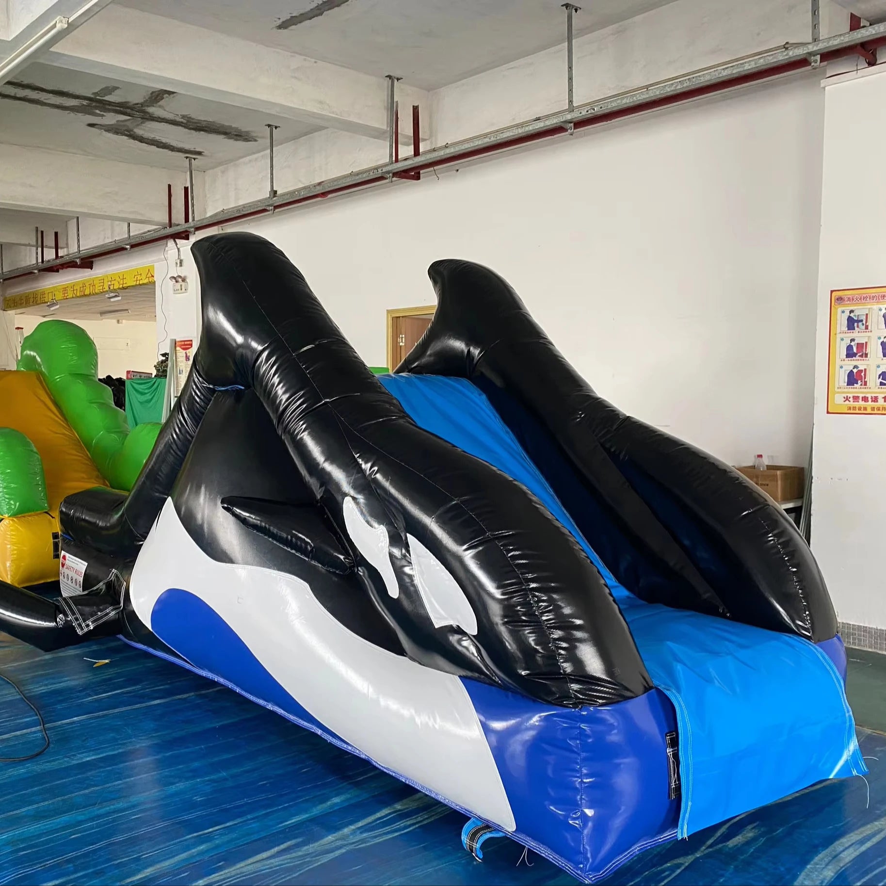 Inflatable Whale Small Slide Inflatable Bouncy 13 FT
