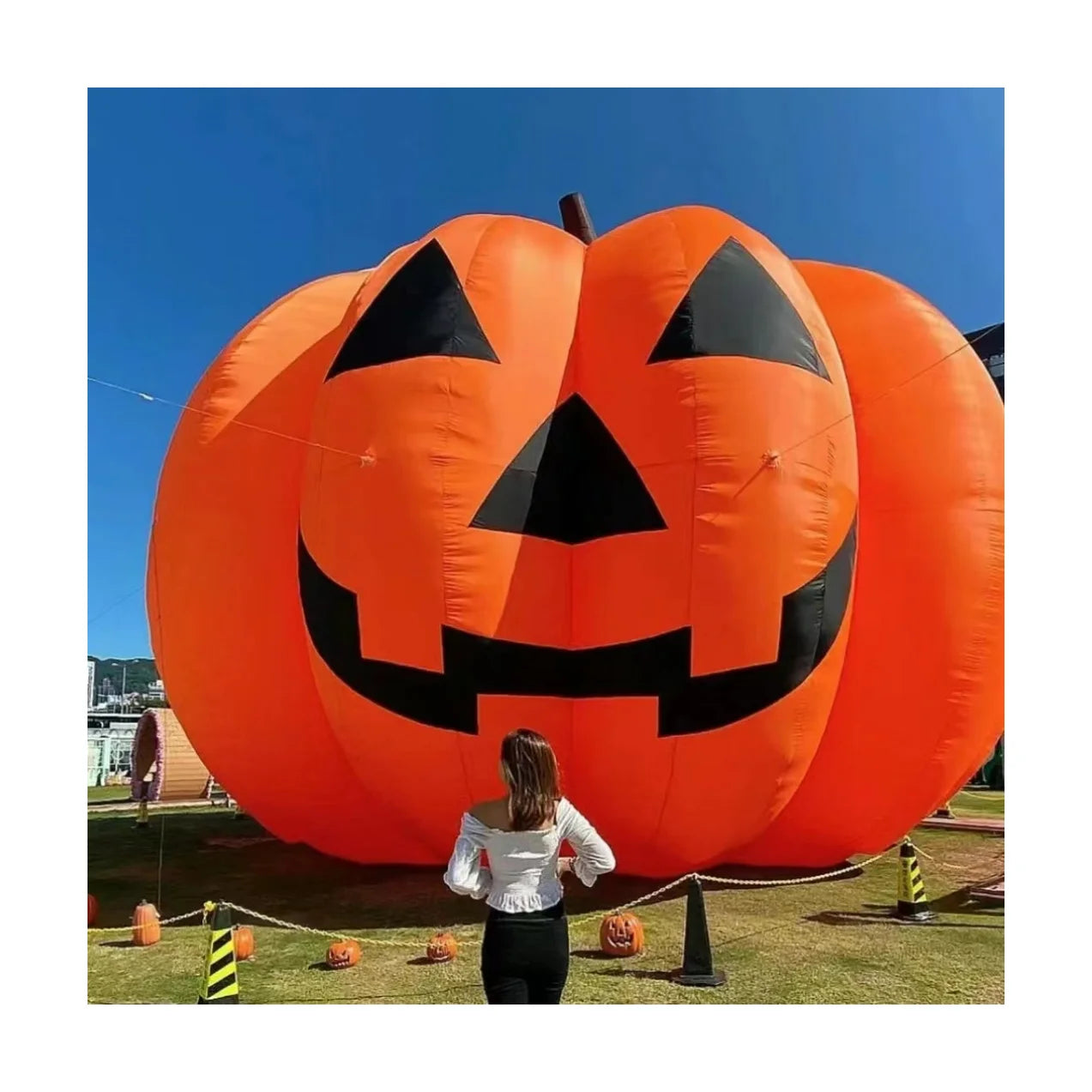 Giant LED Pumpkin Halloween Inflatable Decoration