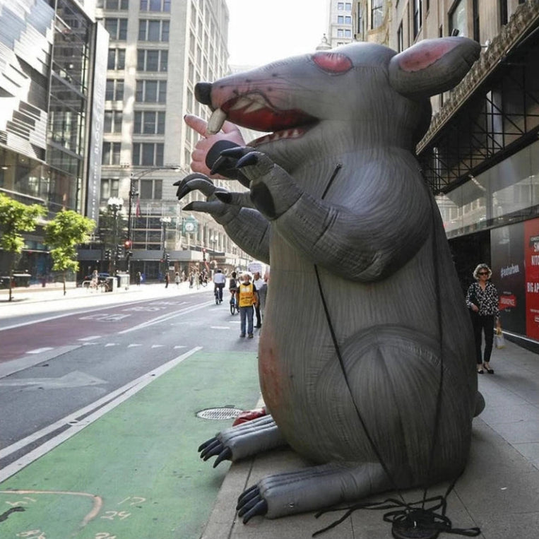 Giant Inflatable Rat for Outdoor Advertising