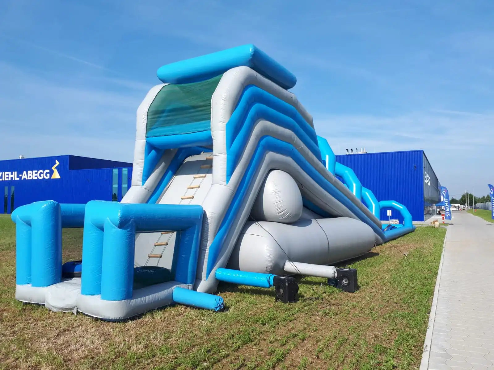 Inflatable Snow Slide Portable Tubing Lane Outdoor Fun