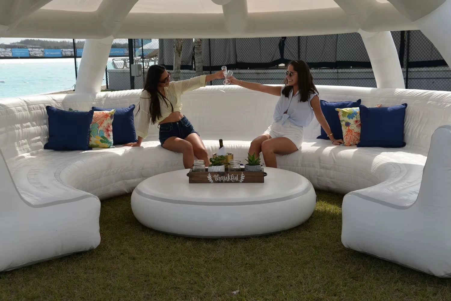 Aufblasbares Strandzelt Party Bana Couch