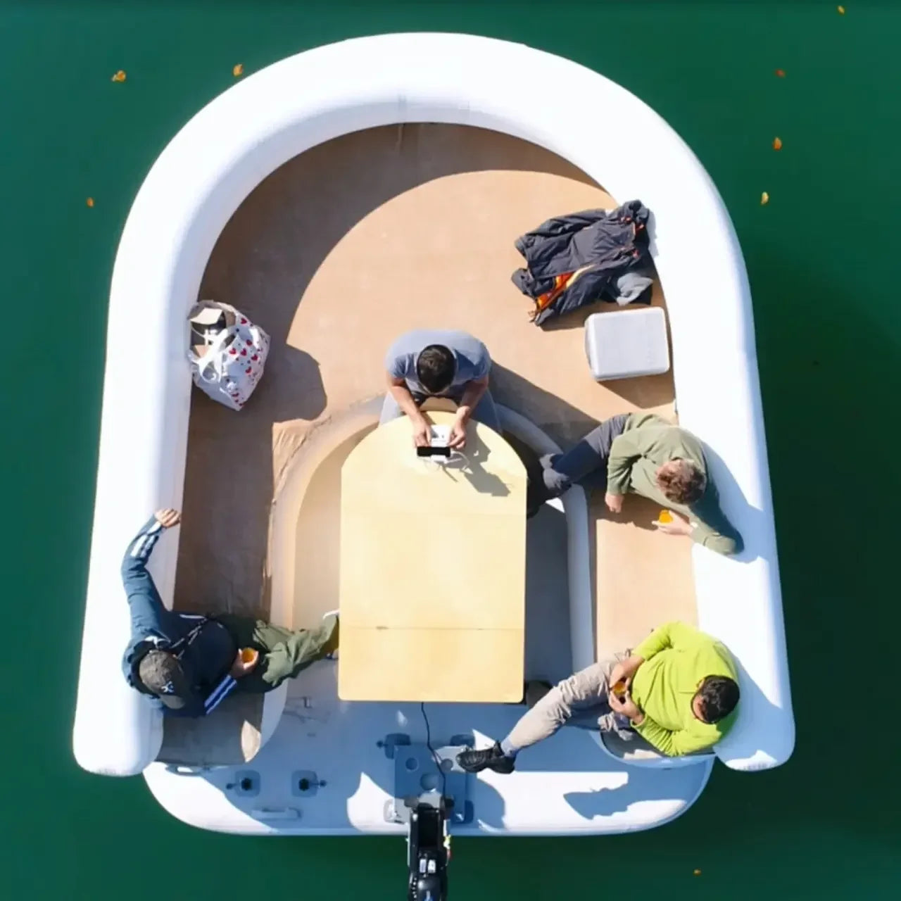 Pool Inflatable U Shaped Floating Sofa DWF Lounging