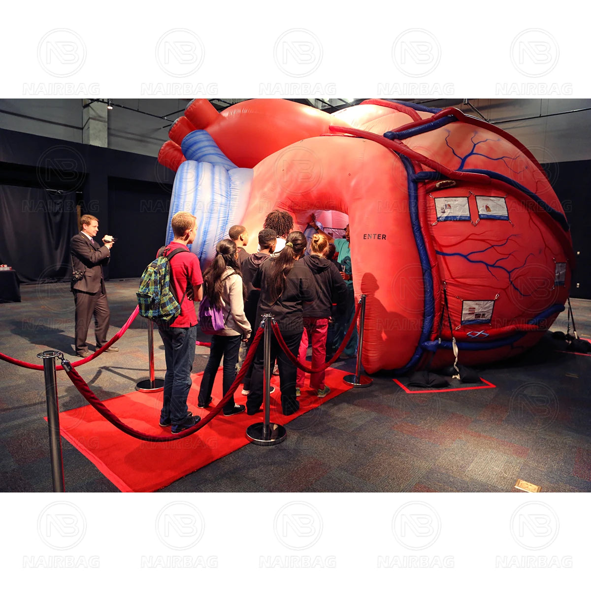Giant Inflatable Heart Model for Medical Exhibitions