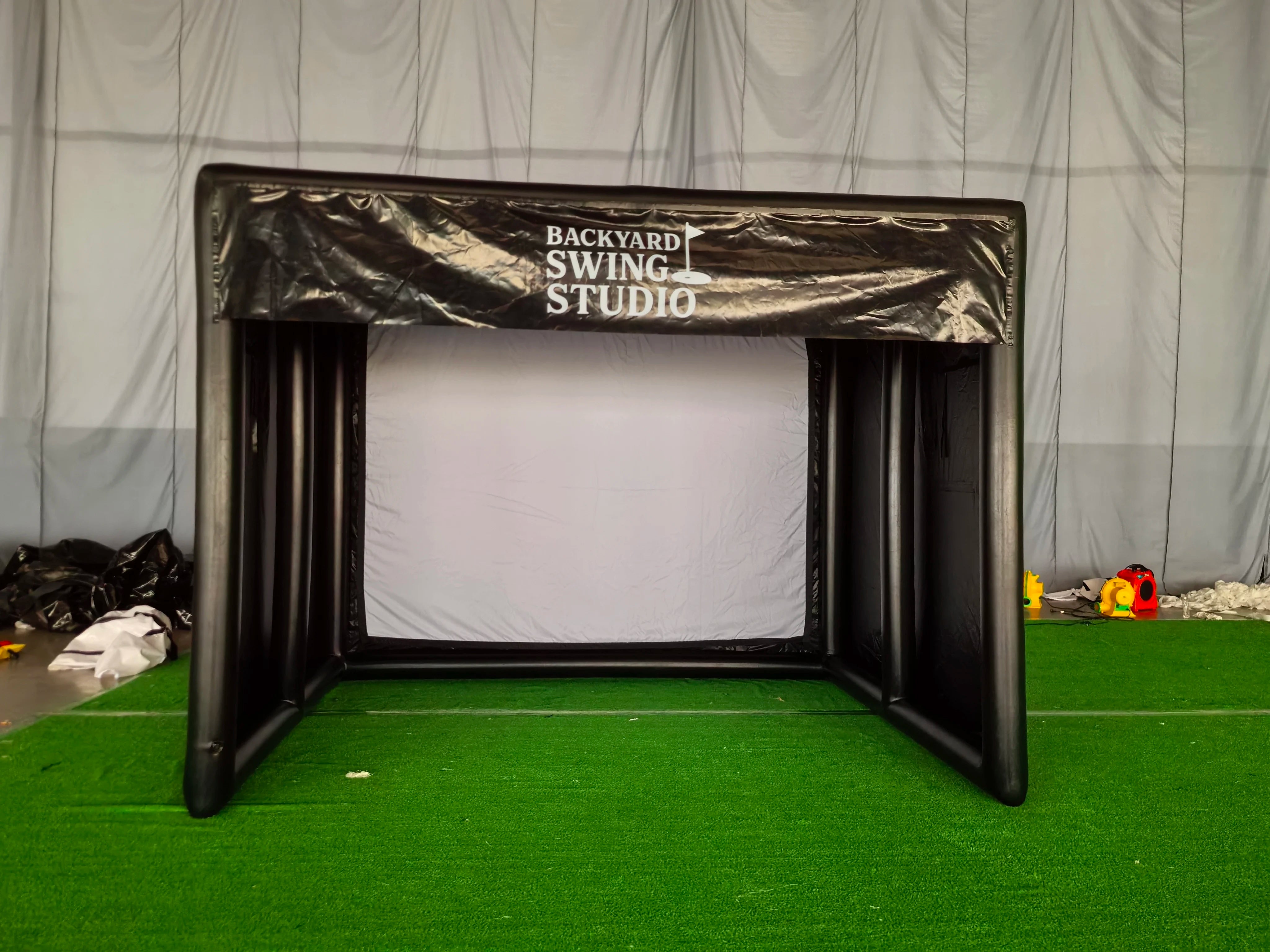 Inflatable Golf Enclosure Practice Tent Portable Indoor Outdoor
