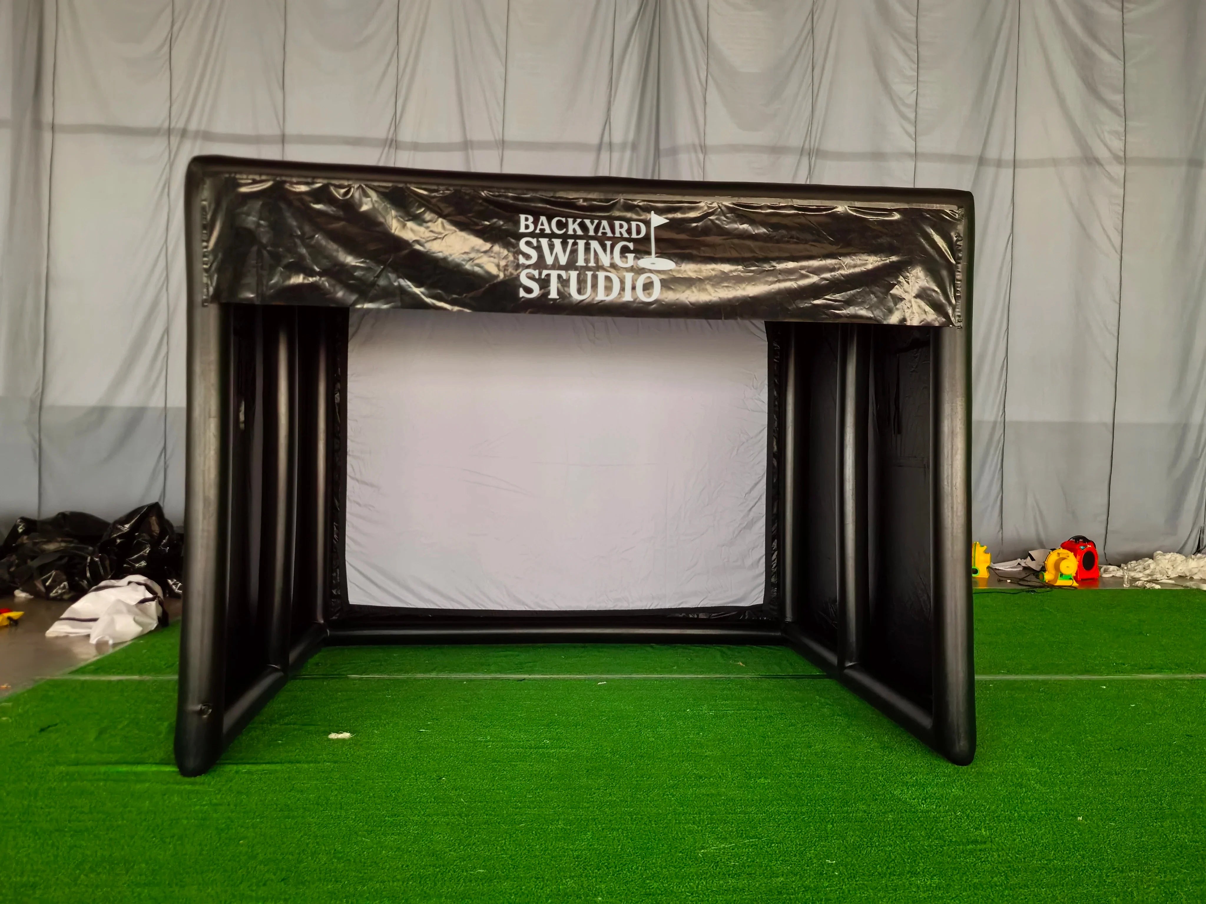 Inflatable Golf Enclosure Practice Tent Portable Indoor Outdoor
