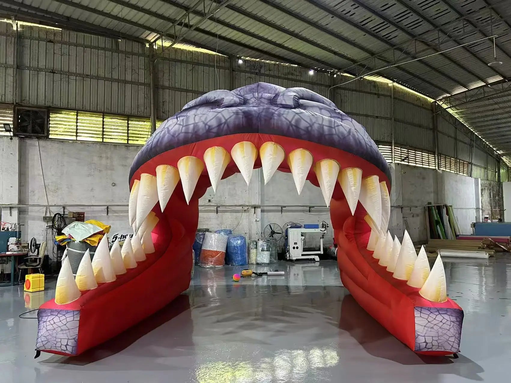 Inflatable Dinosaur Tunnel Tent for Outdoor Events