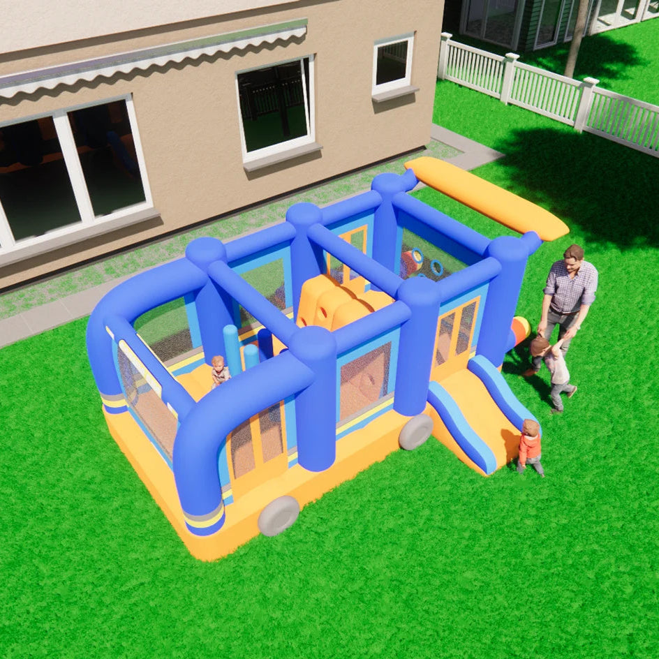 Inflatable Bouncy Castle with Slide