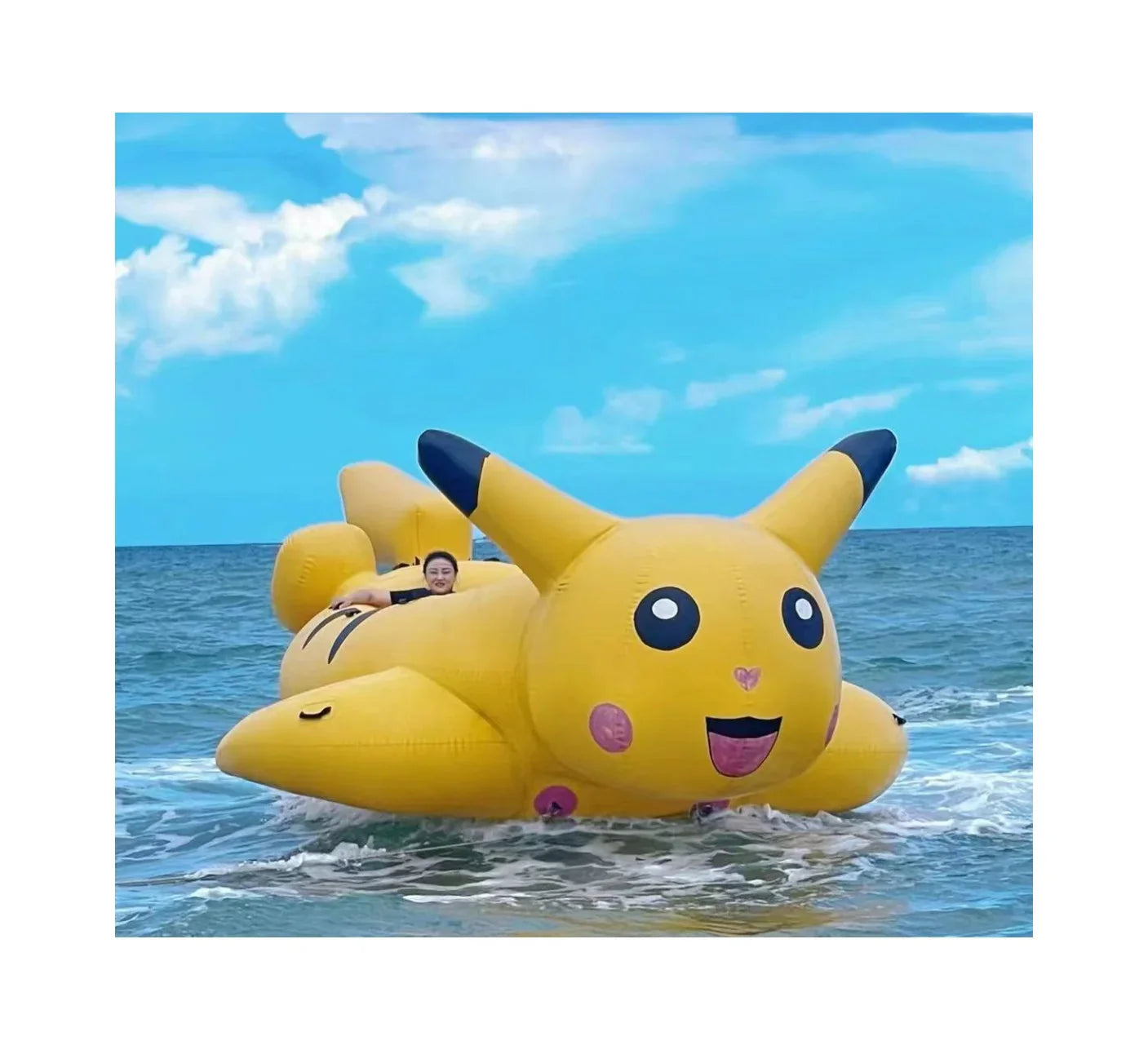 Towable Inflatable Disco Boat Water Toy