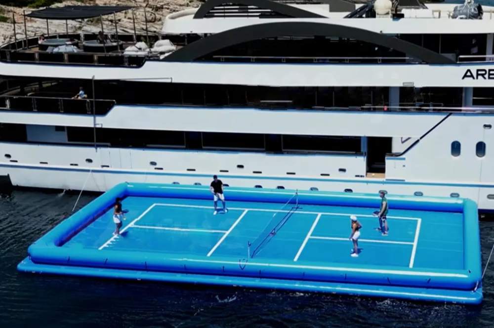 Floating Inflatable Pickleball Tennis Court