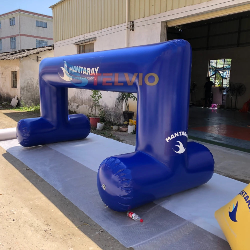 Inflatable Arch Floating Waterproof Start Finish Swimathon Entrance
