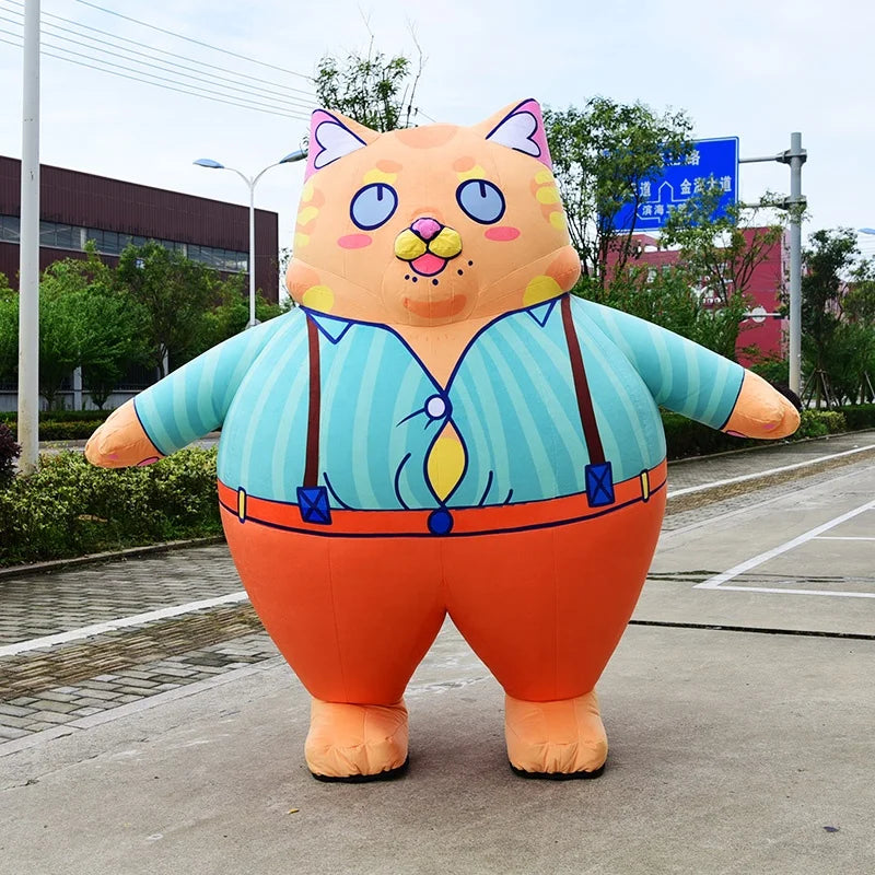 Advertising Inflatable Cat Costume for Events