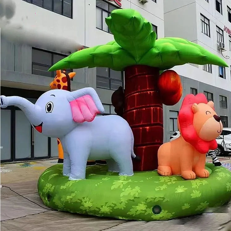 Inflatable Amusement Park Zoo for Kids