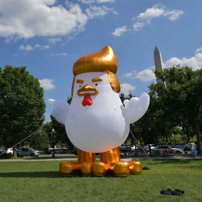 Giant Inflatable Chicken Mascot for Promotions