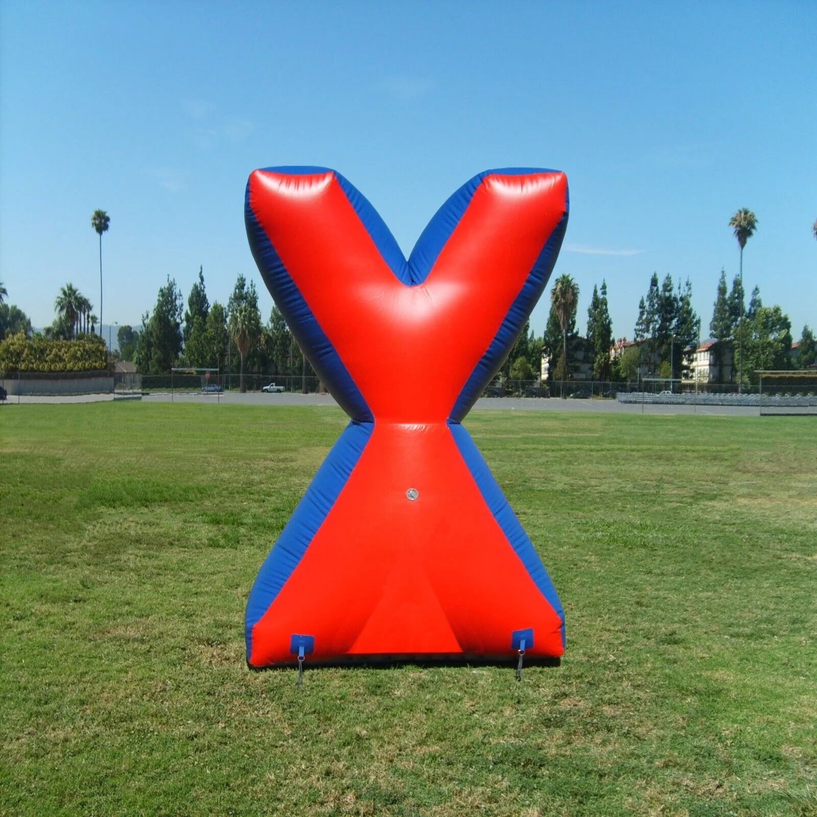 Jeu de bunker de paintball gonflable en plein air