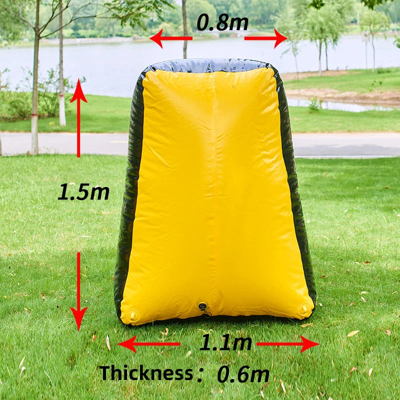 Barrières gonflables pour bunkers de tir à l'arc gonflables