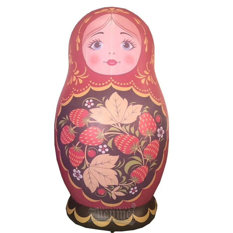 LED Light Inflatable Matryoshka Doll Decoration