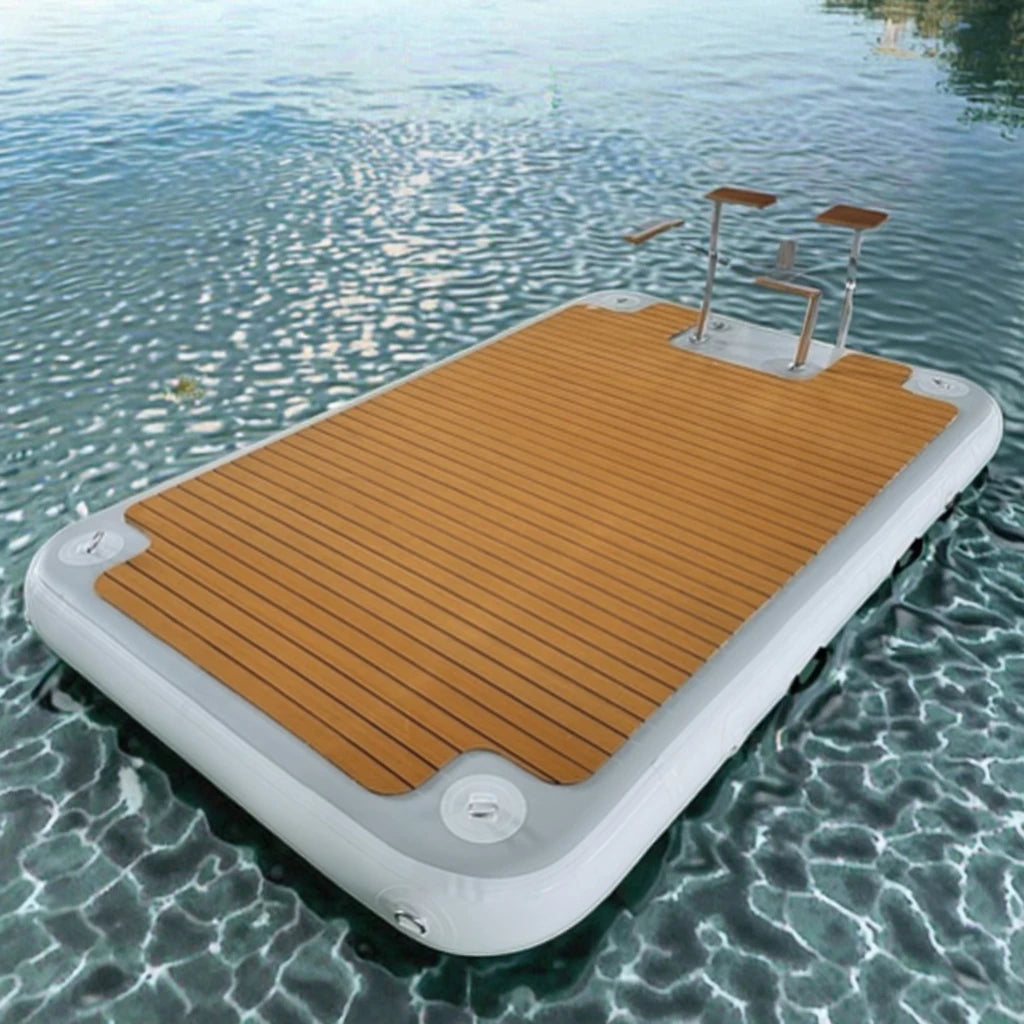 Customizable Inflatable Floating Pool Platform