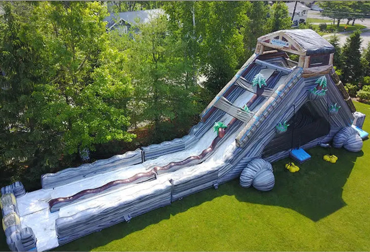 Inflatable Snow Tubing Slide for Winter Fun