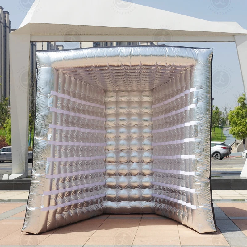 Cabina de fotos LED inflable para eventos