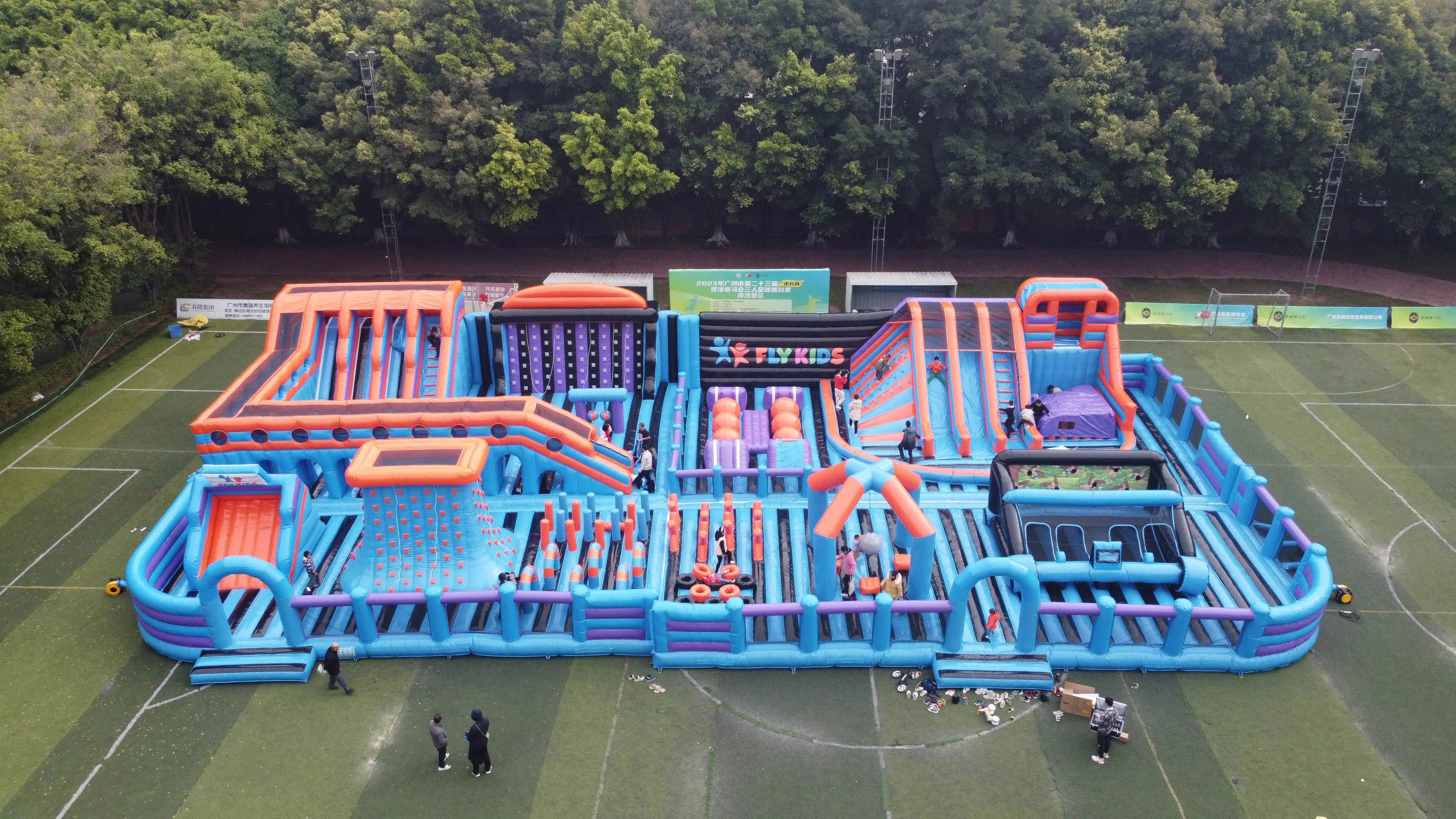 Giant Inflatable Playground Obstacle Course