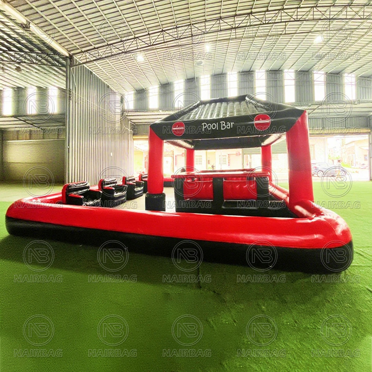 Inflatable Pool Bar Floating Platform Commercial Resorts
