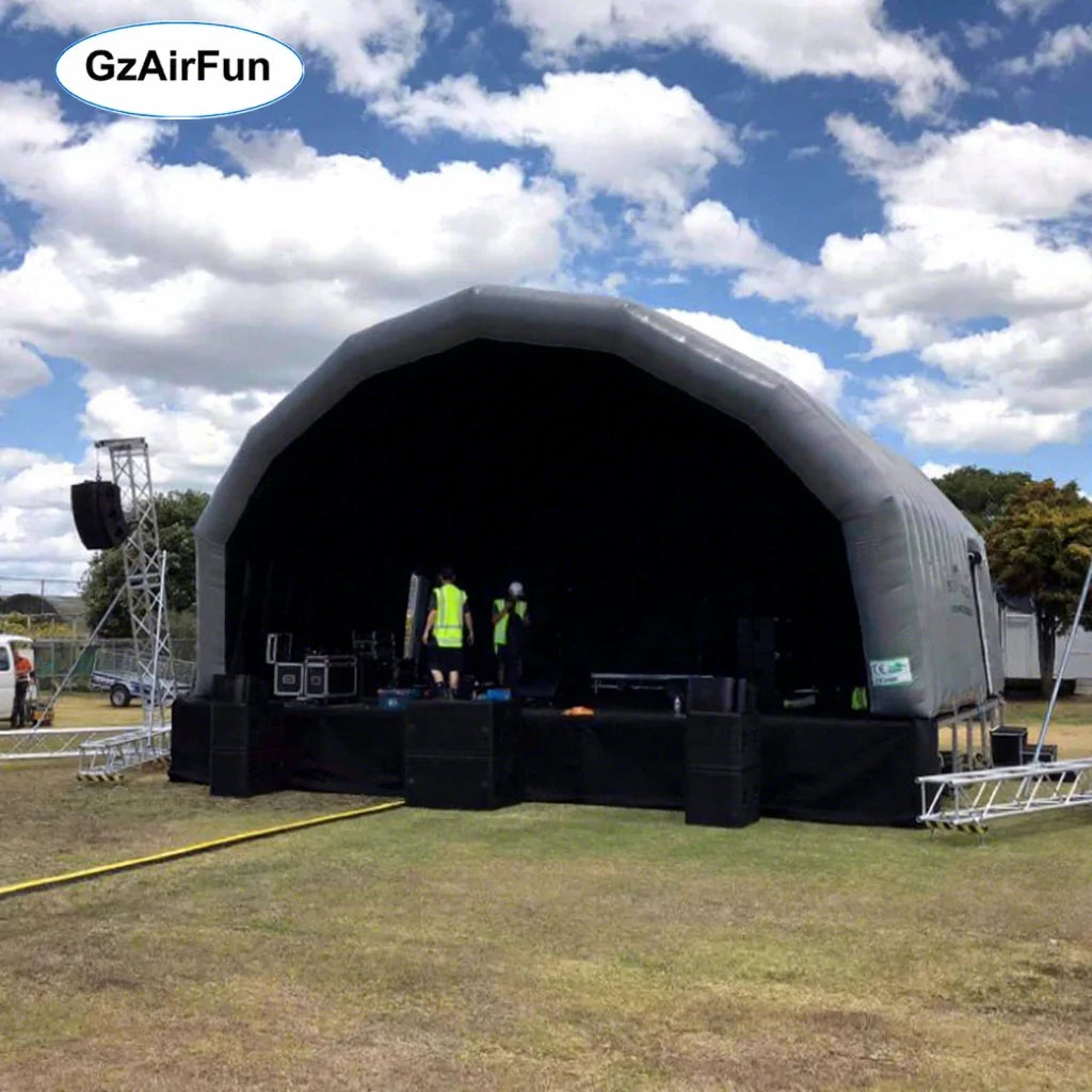 Inflatable Stage Tent Custom Print Outdoor Concerts