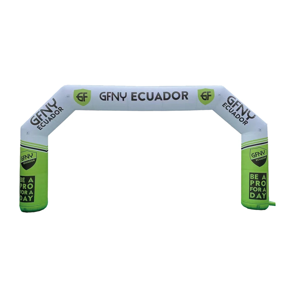 Maßgefertigter aufblasbarer Bogen für Unternehmen