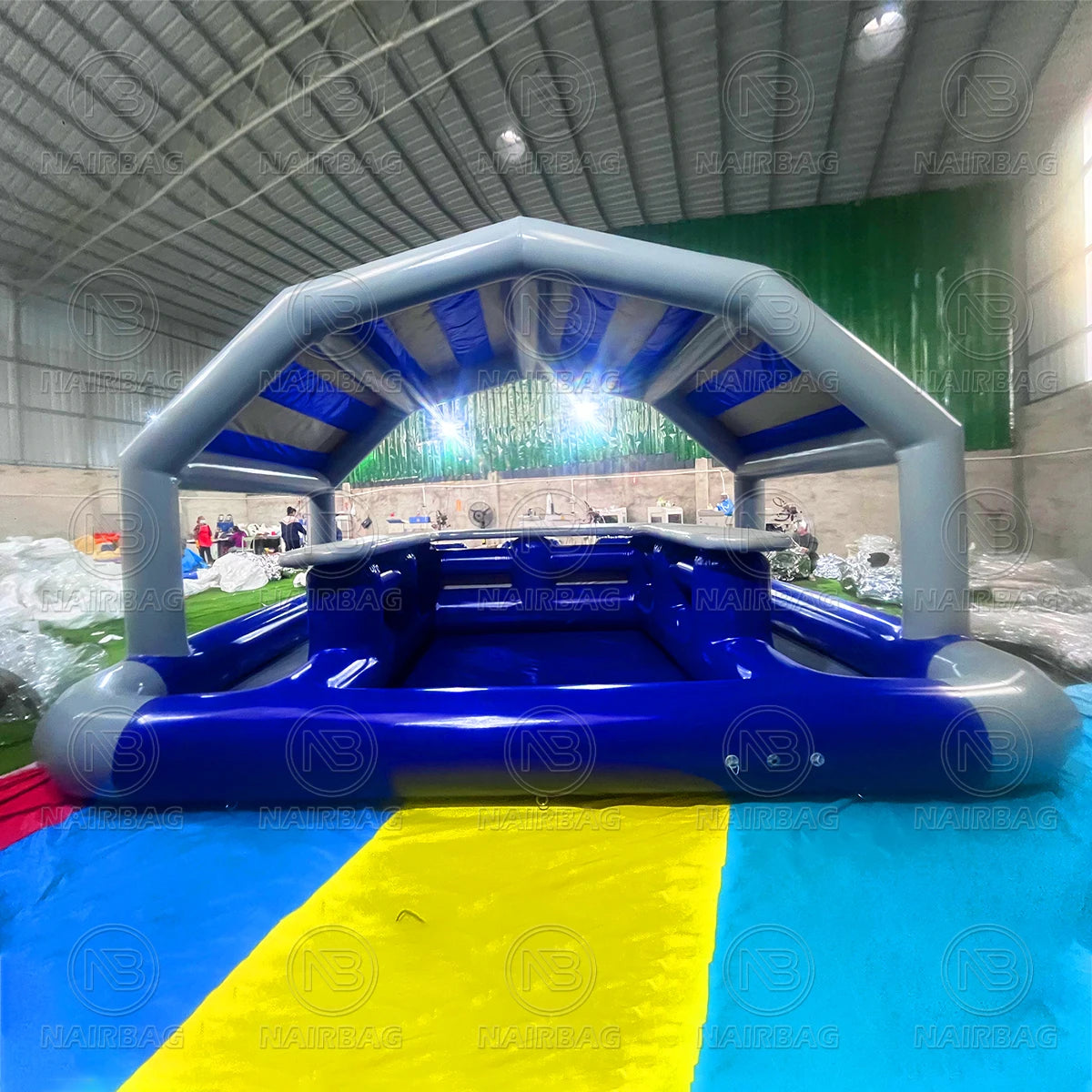 Inflatable Pool Bar Tent With Awning Backyard Events