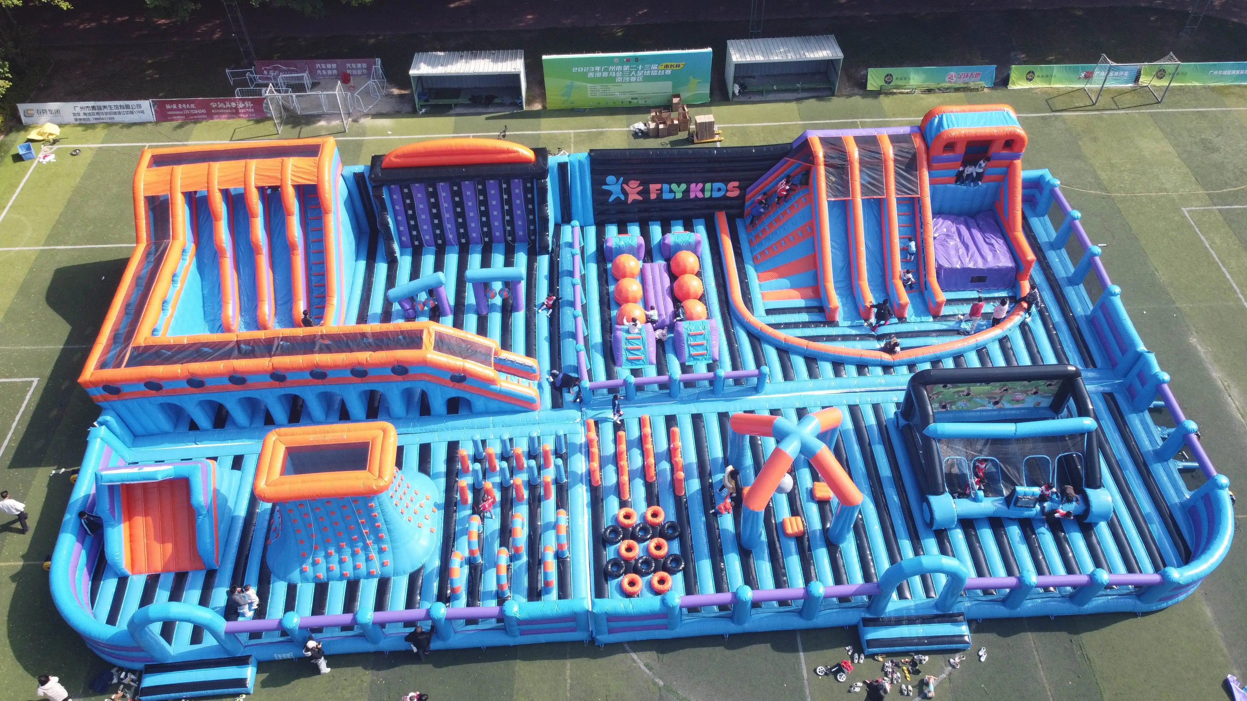 Giant Inflatable Playground Obstacle Course