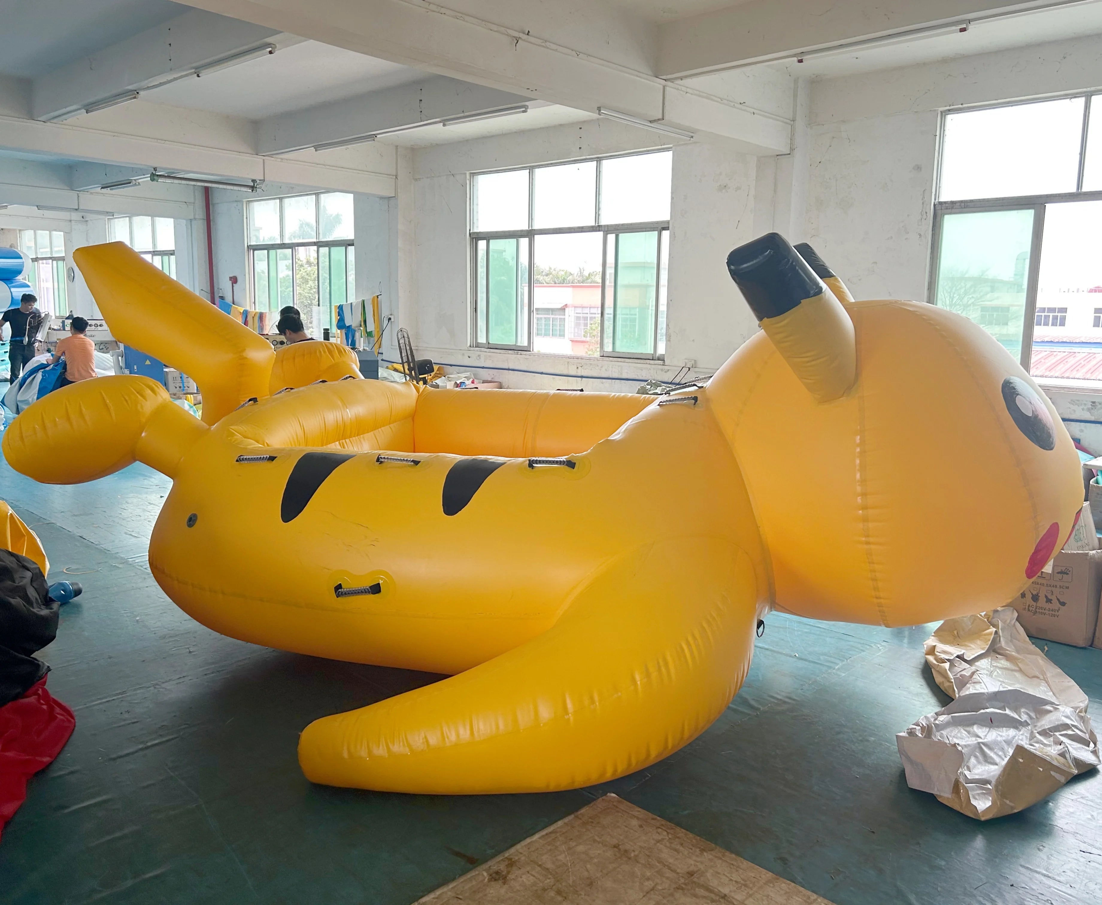 Towable Inflatable Disco Boat Water Toy