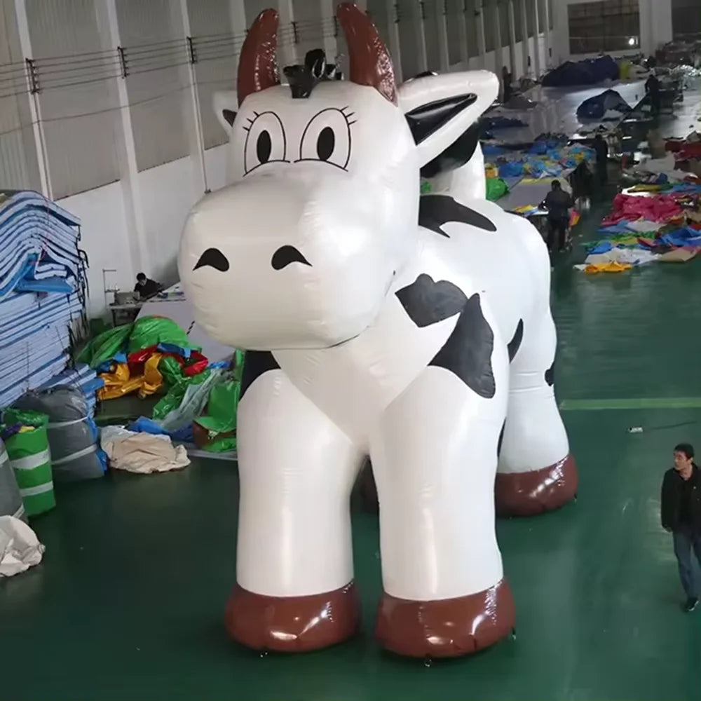 Inflatable Cow Milk for Outdoor Advertising Display