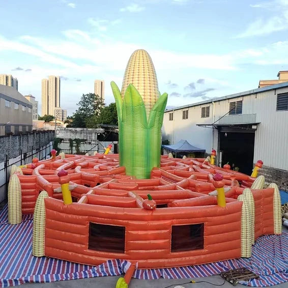 Inflatable Corn Maze Laser Game Adventure