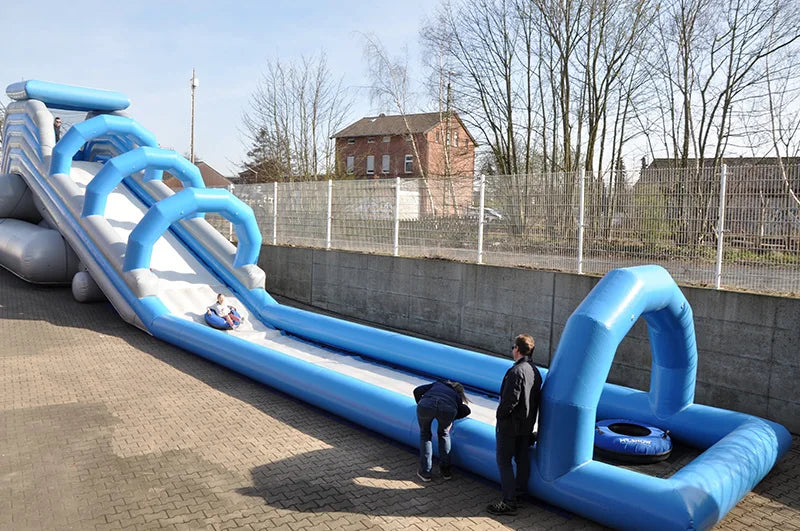 Inflatable Snow Slide Portable Tubing Lane Outdoor Fun