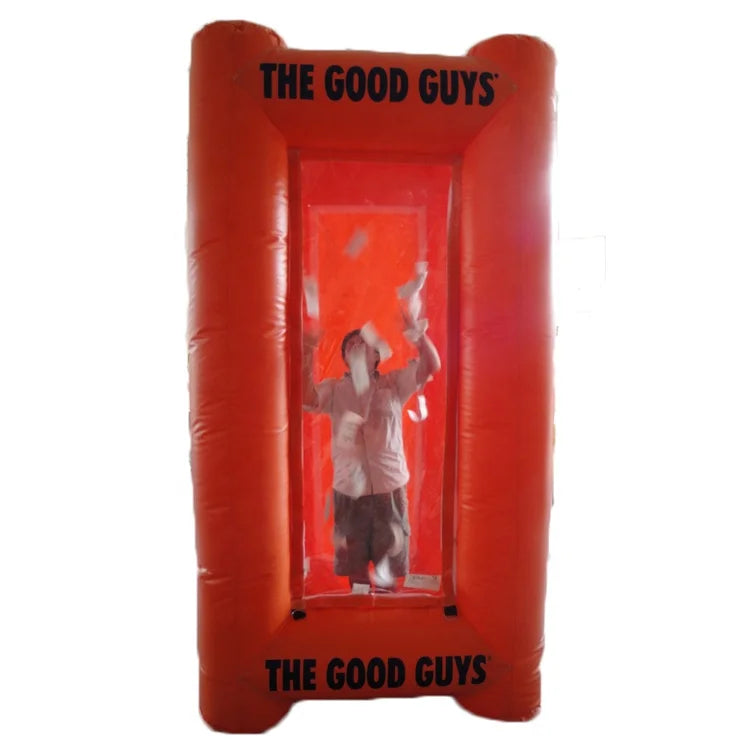 Inflatable Money Machine Cash Cube Game