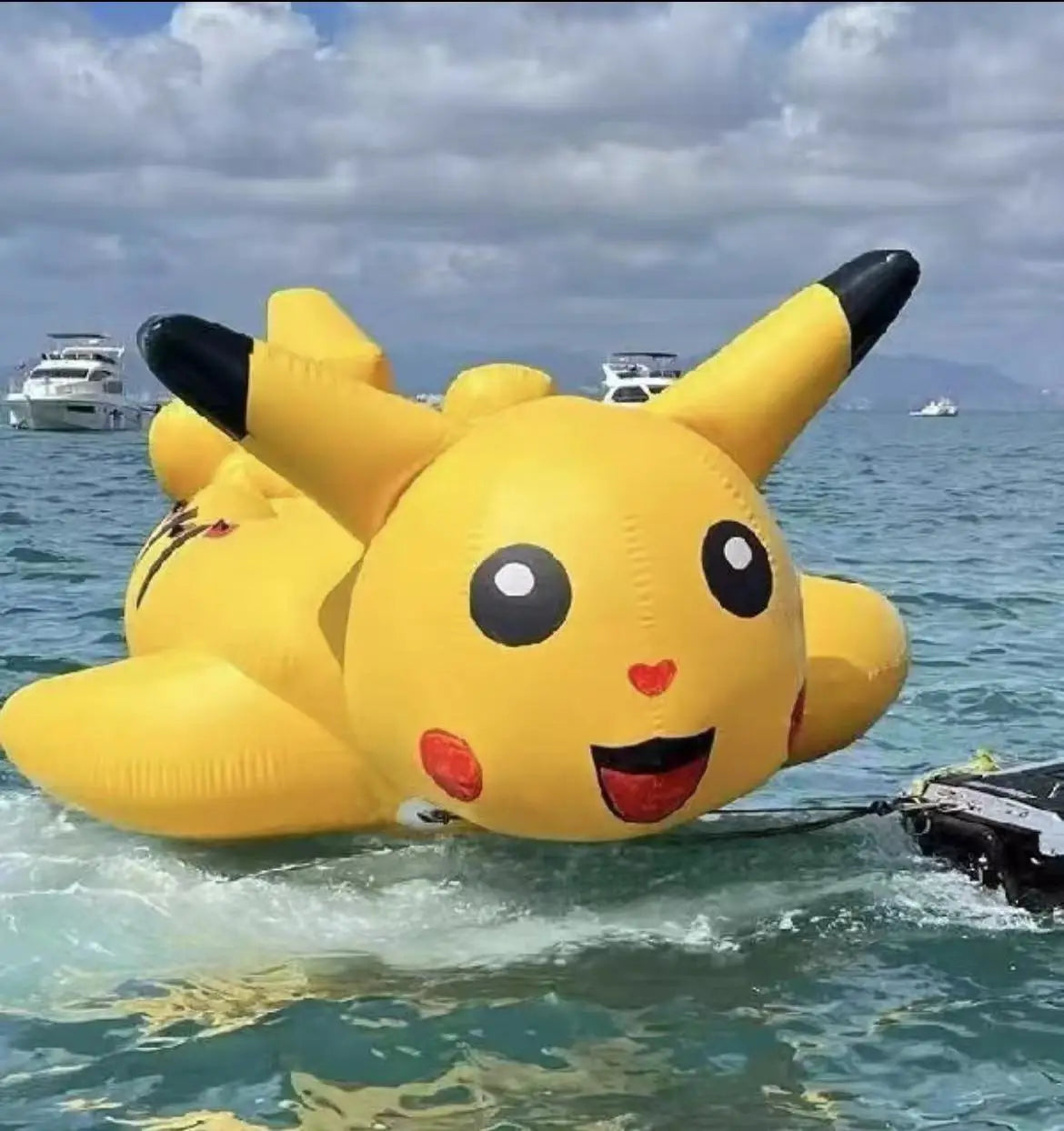 Towable Inflatable Disco Boat Water Toy